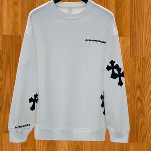 Men's Chrome Hearts Classic Sweatshirt White